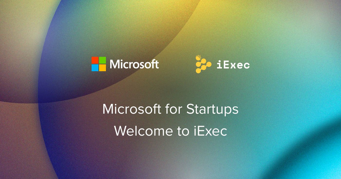 Cover image for "iExec joins the ‘Microsoft for Startups’ Program"