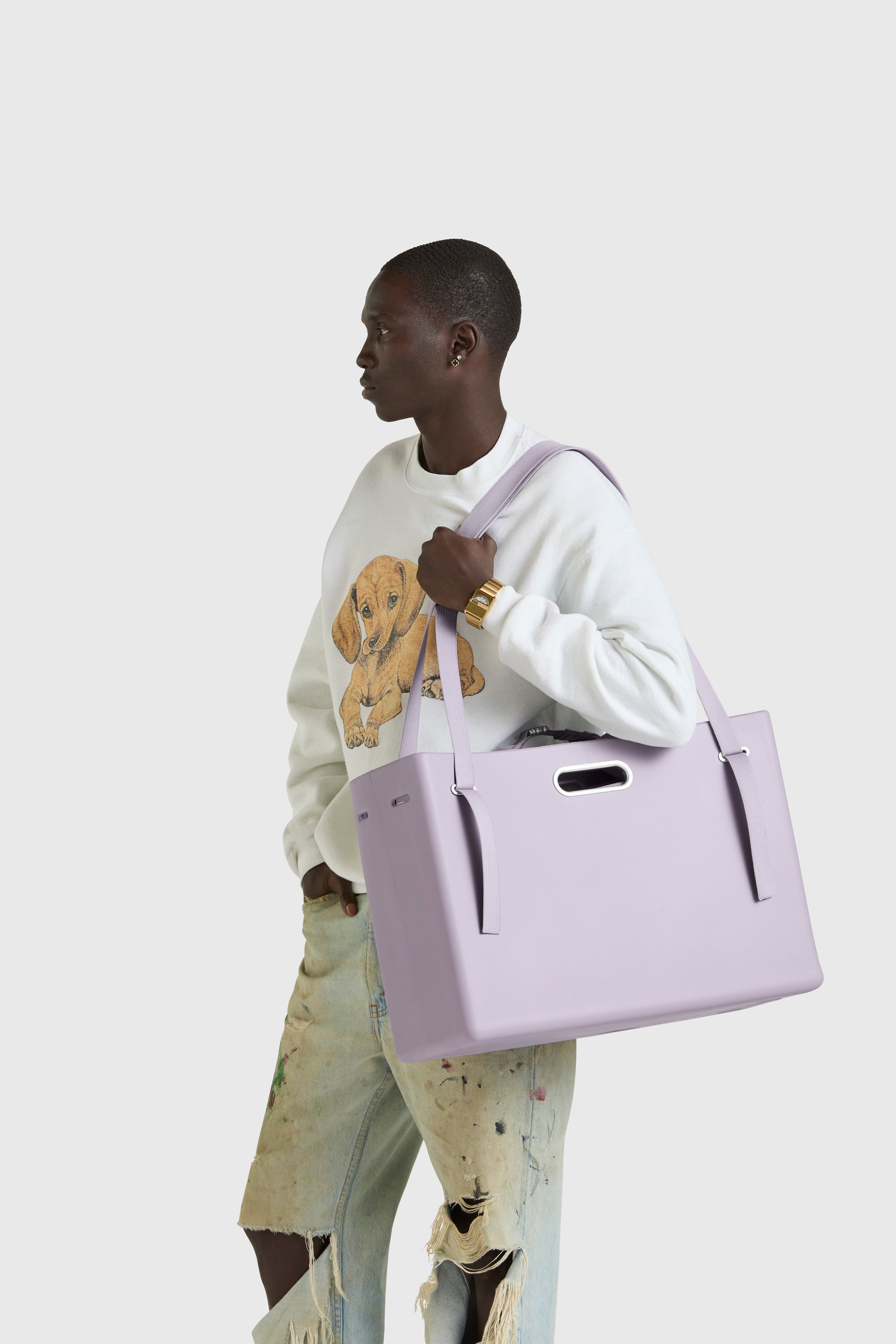 EAST WEST TOTE SYSTEM - XL in IRIS