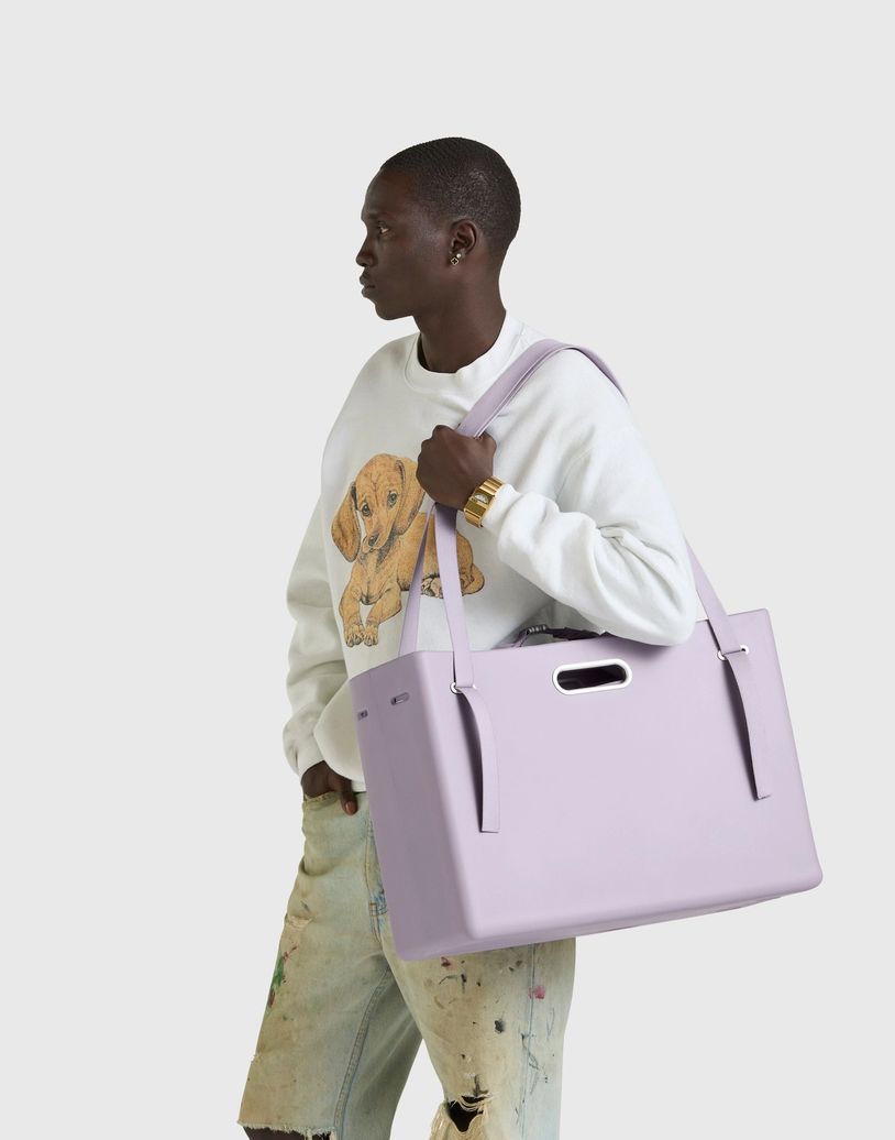 EAST WEST TOTE SYSTEM - XL in IRIS