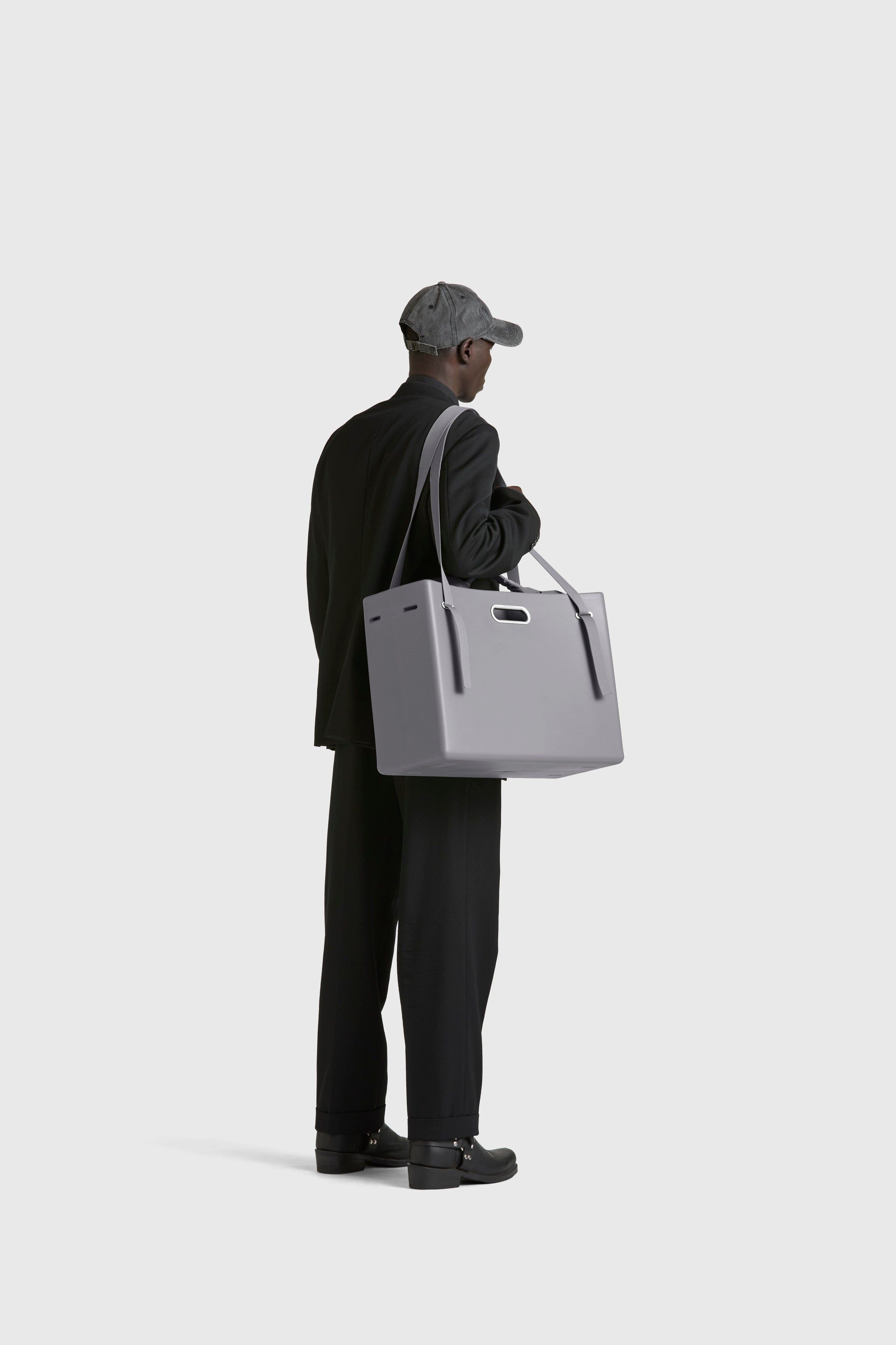 EAST WEST TOTE SYSTEM - XL in GRIDLOCK