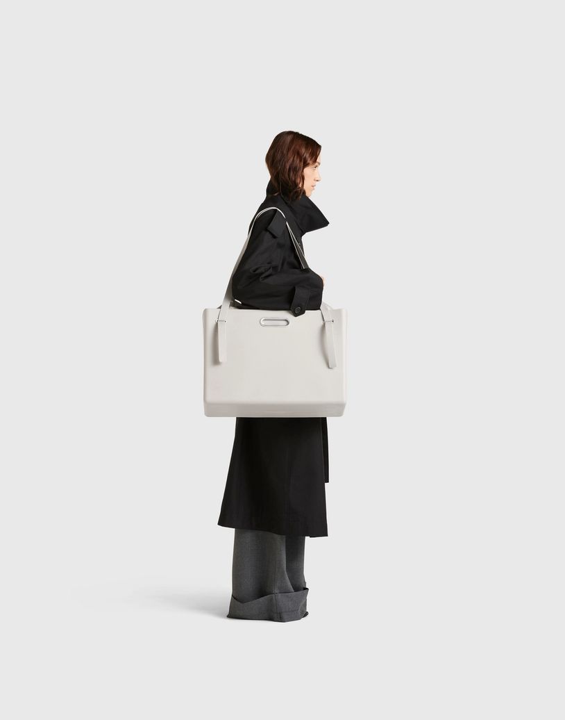 EAST WEST TOTE SYSTEM - XL in OPTIC