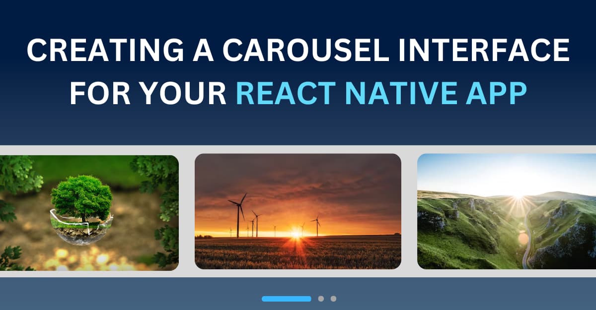 Creating a carousel interface for your React Native app's picture