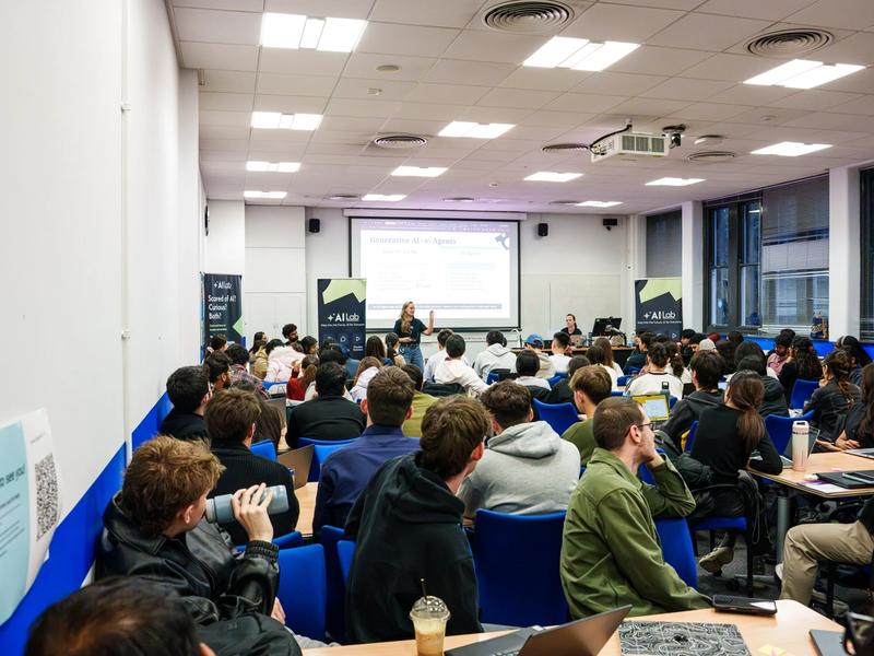 Leeds Business School students build their own AI agents