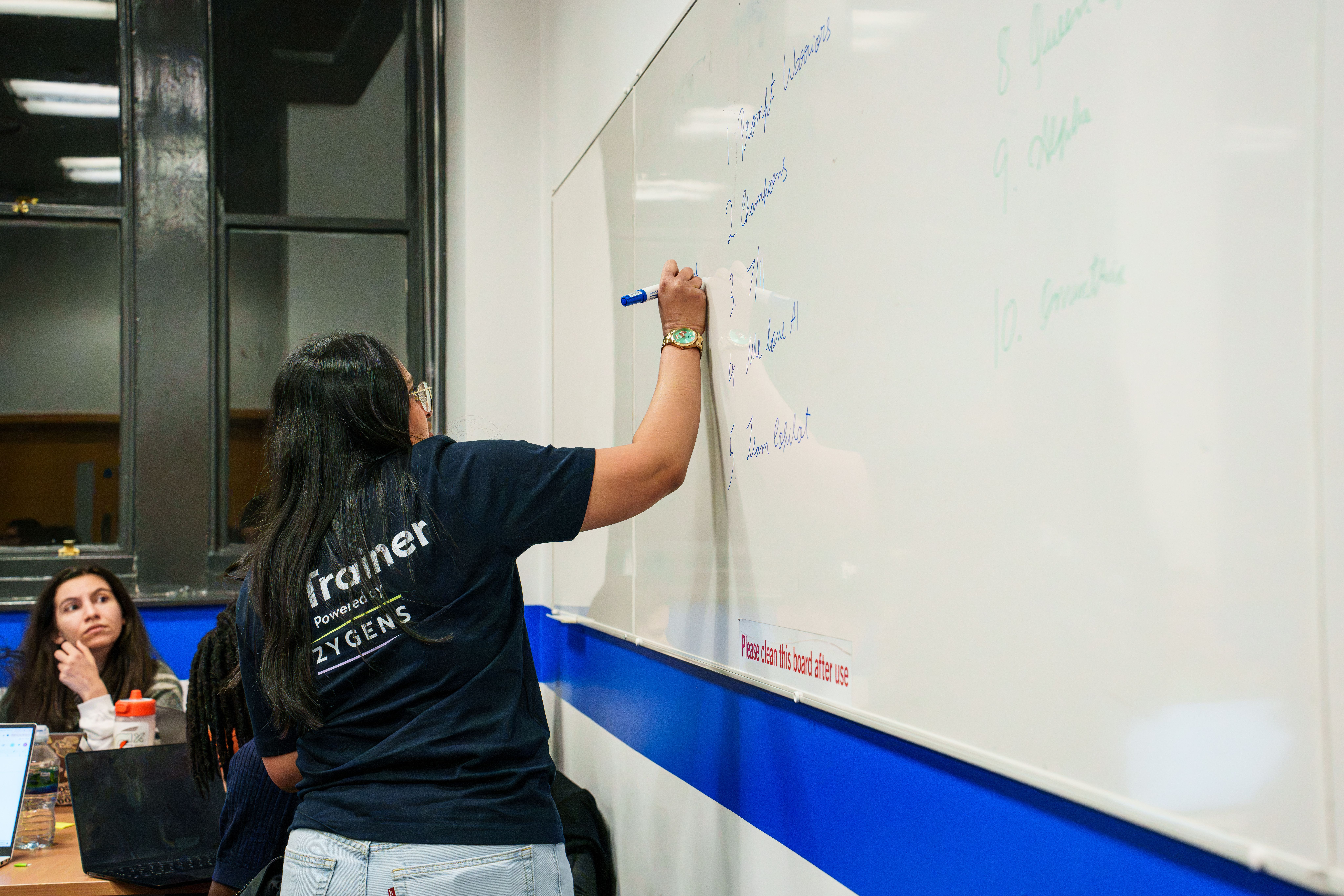 Leeds Business School students build their own AI agents