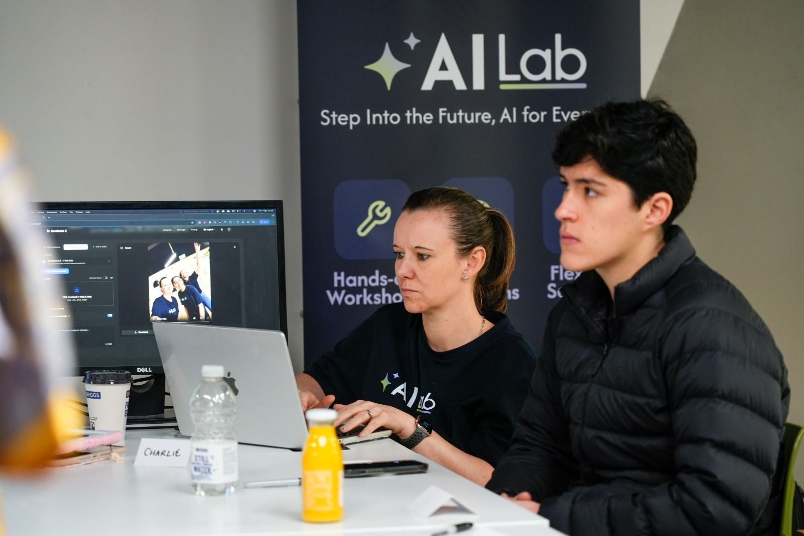 Everyday AI sessions and AI for Business workshops