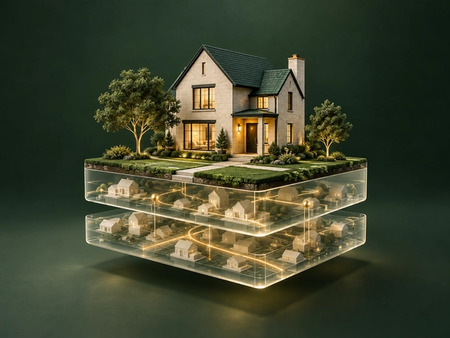 Anyone.com’s upcoming AI buyer and seller experts shown beside a home.