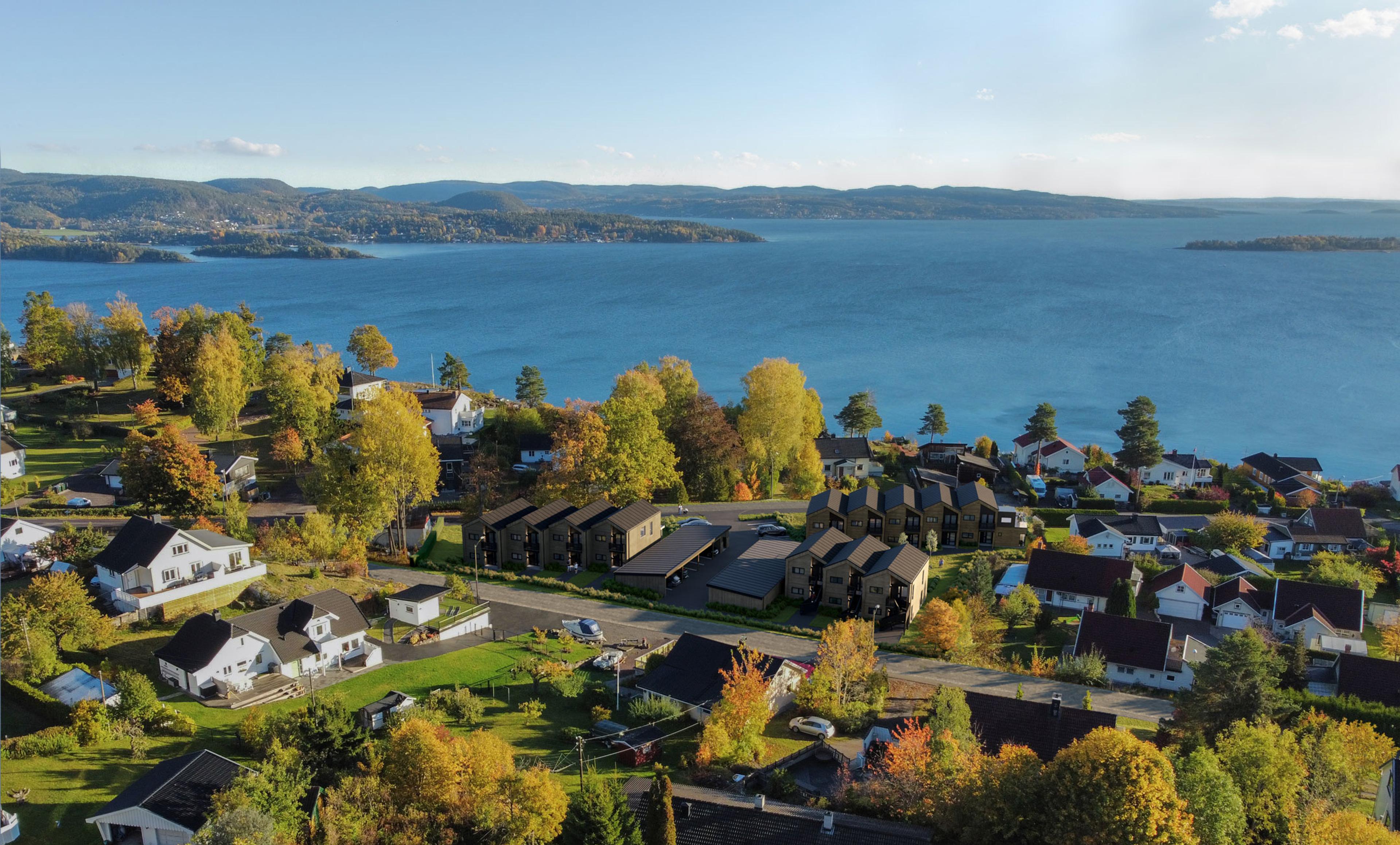 Bilde fra boligprosjektet Ramberghagen, Holmestrand.