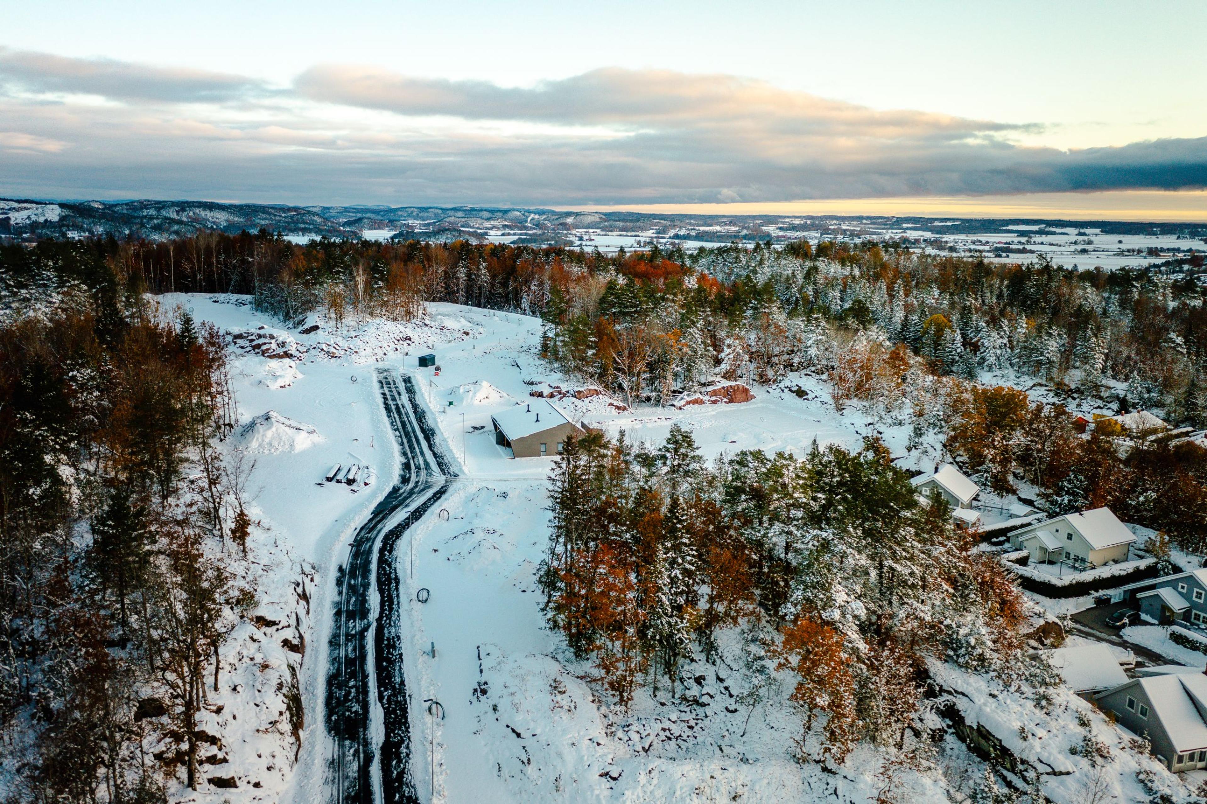 Illustrasjon fra boligprosjektet Kongsåsen, Sem, Tønsberg.