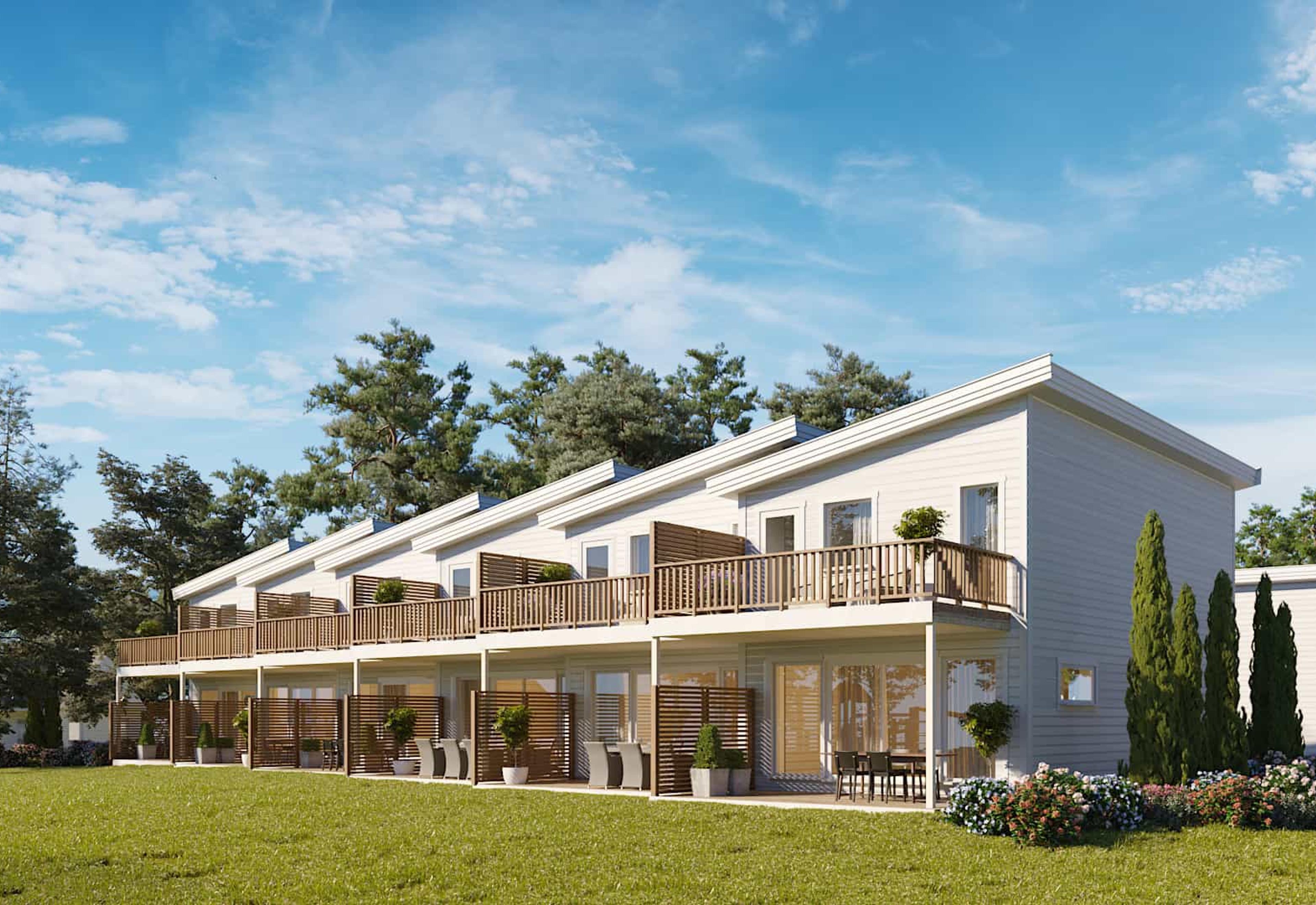 Boligprosjektet Gauterød – rekkehus i Tønsberg.