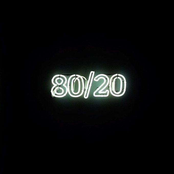80 20 rule