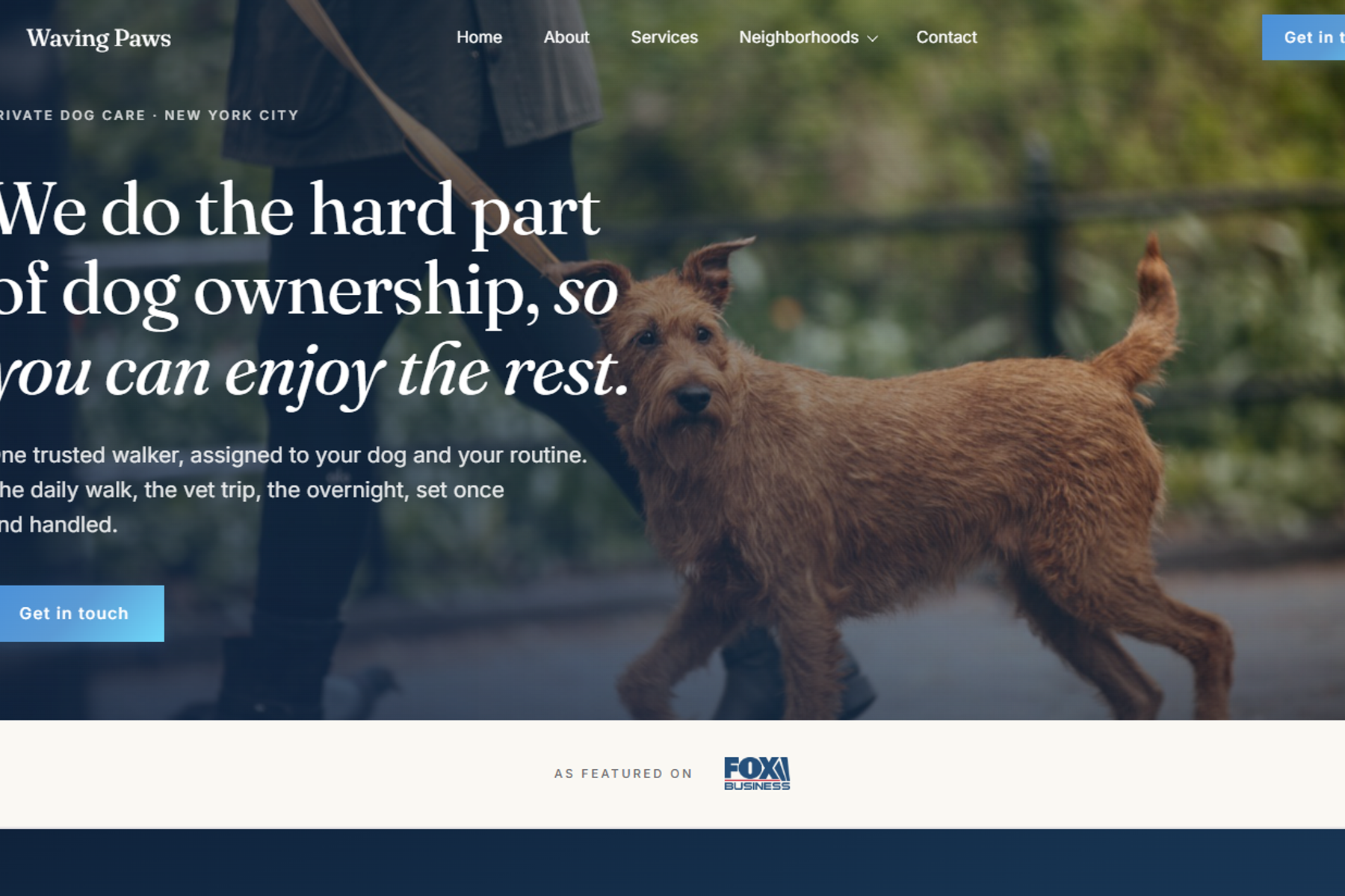 Waving Paws: From a Templated Site to a Full Brand System