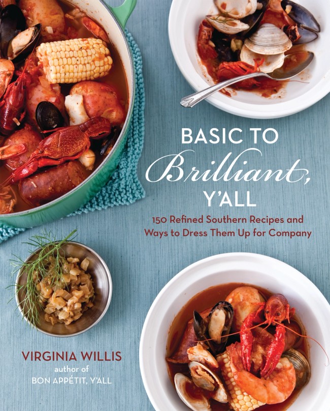 book cover of "basic to brilliant, y'all" by virginia willis