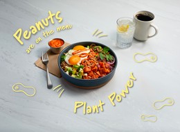 Peanut Butter Harvest Grains Breakfast Bowl