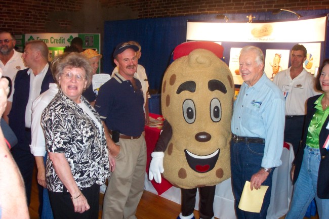 President Jimmy Carter with Buddy McNutty and Former Chairman Murray Campbell