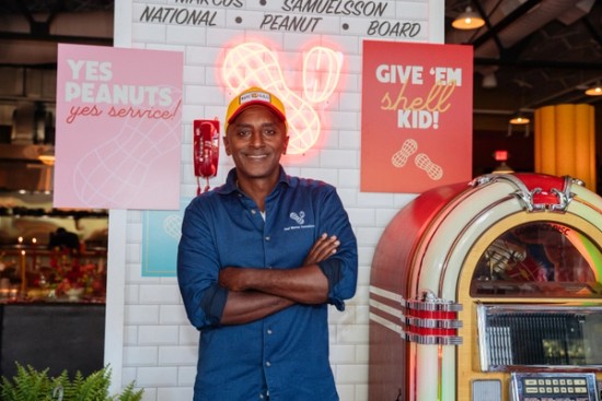 chef marcus Samuelsson at dine with comfort event