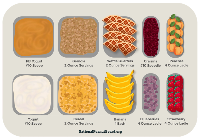 a tray filled with snack examples