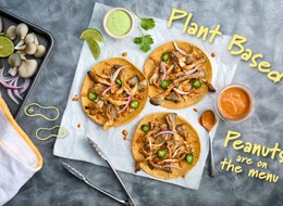 Peanut Butter Chipotle Citrus Mushroom Carnitas Tacos