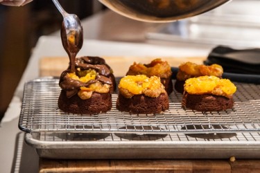 Spicy Orange Marmalade PB&J Donut