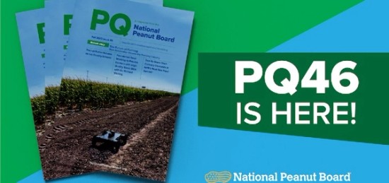 Cover of the PQ46 magazine showing a field and a robot.