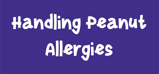 Handling peanut allergies