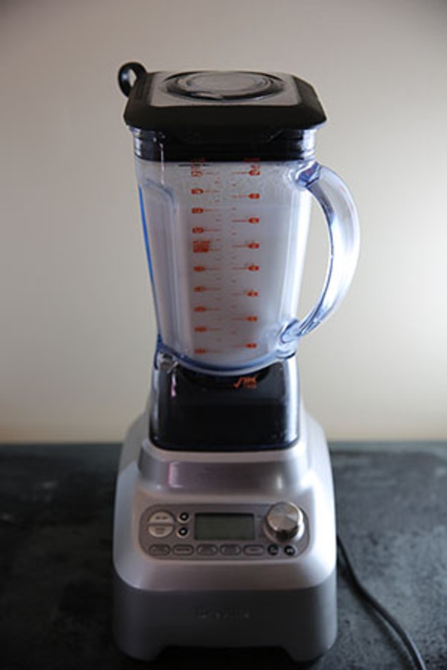 a blender on top of a counter