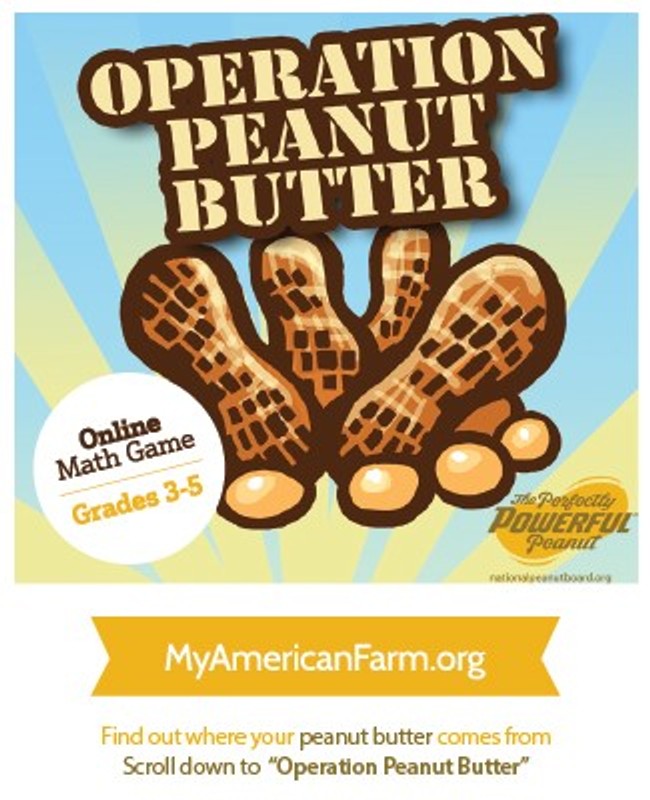 poster of the online game "operation peanut butter"