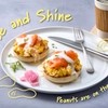 Salmon Benedict with Savory Peanut Infused Queso