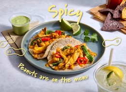 Tinga Tacos with Peanut Aji Sauce