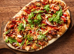 Peanut Chicken Flatbread