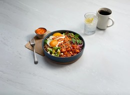 Peanut Butter Harvest Grains Breakfast Bowl