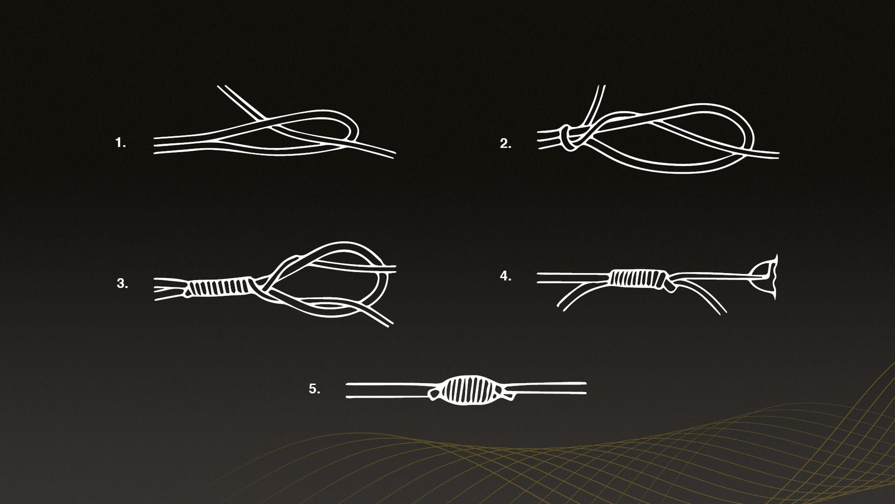 How To Tie An Albright Knot - Connect two lines together 