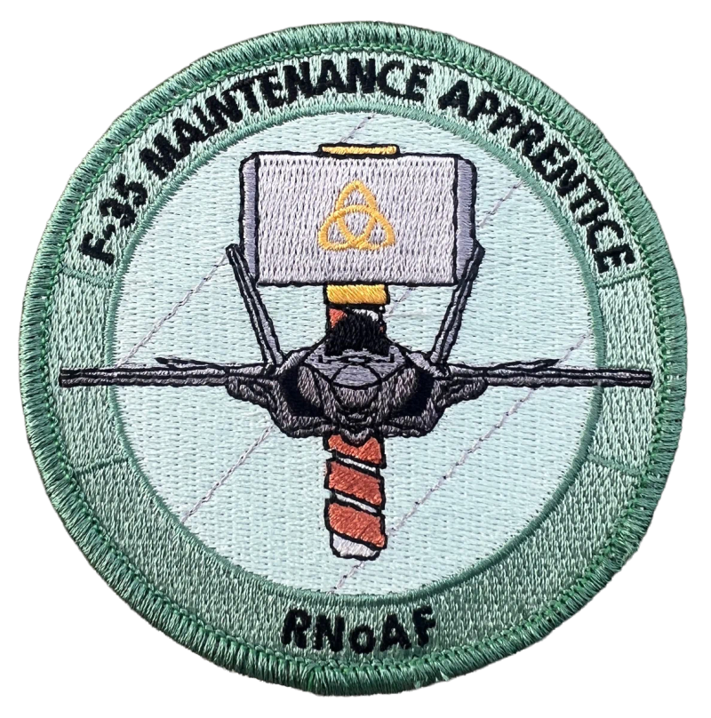 Brodert patch fra Den Lille Patchfabrikken