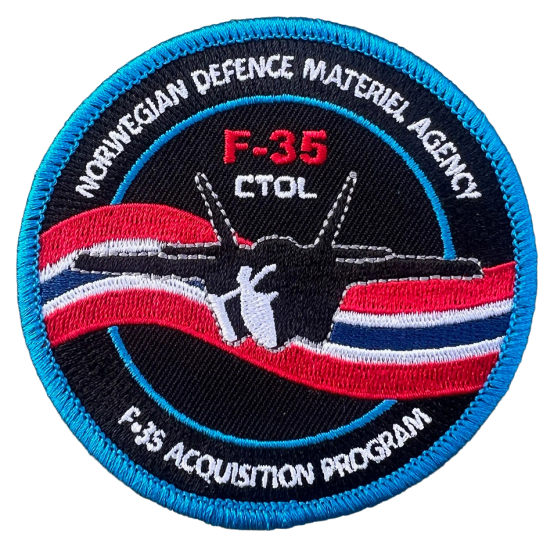 Brodert patch fra Den Lille Patchfabrikken