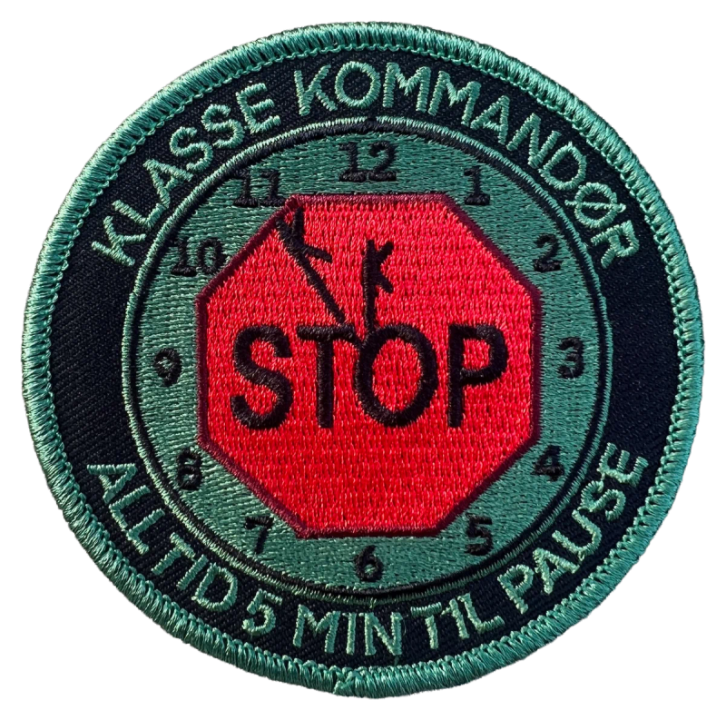 Brodert patch fra Den Lille Patchfabrikken