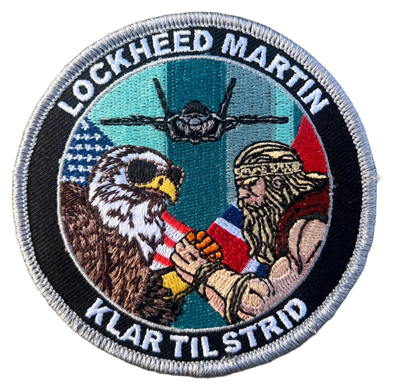 Brodert patch fra Den Lille Patchfabrikken