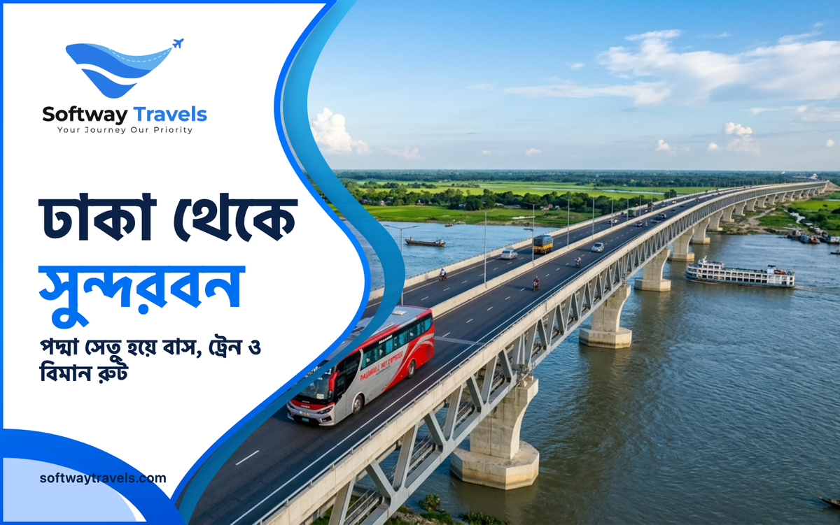 Padma Bridge expressway route connecting Dhaka to Khulna and the Sundarbans