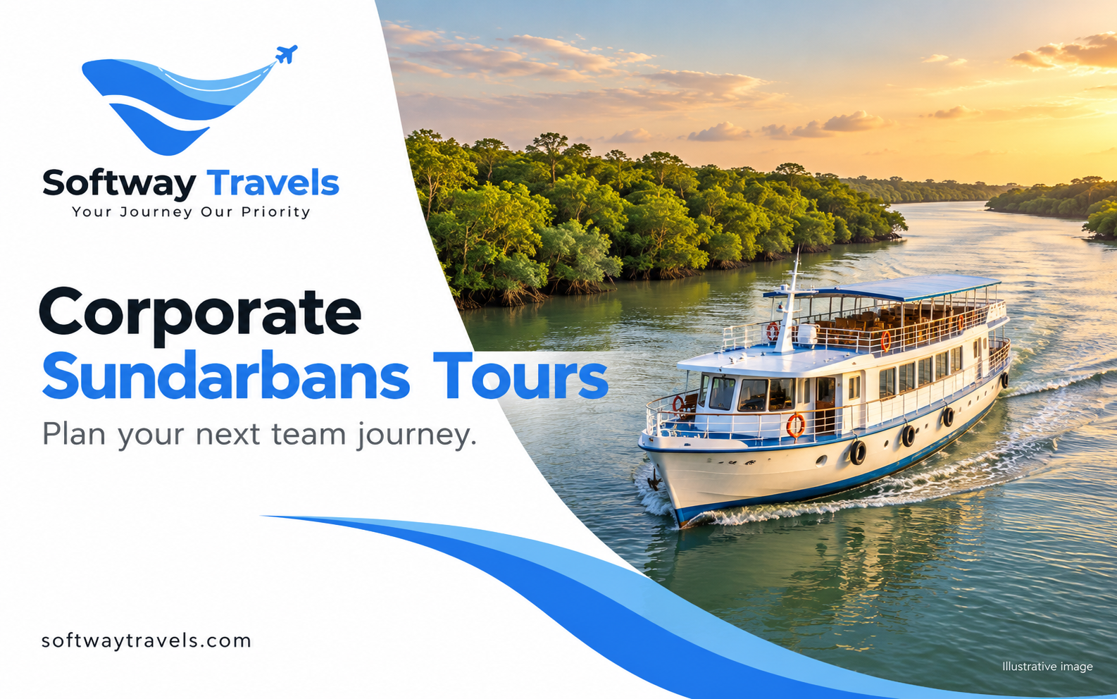 Sundarbans cruise vessel being considered for an office corporate group tour
