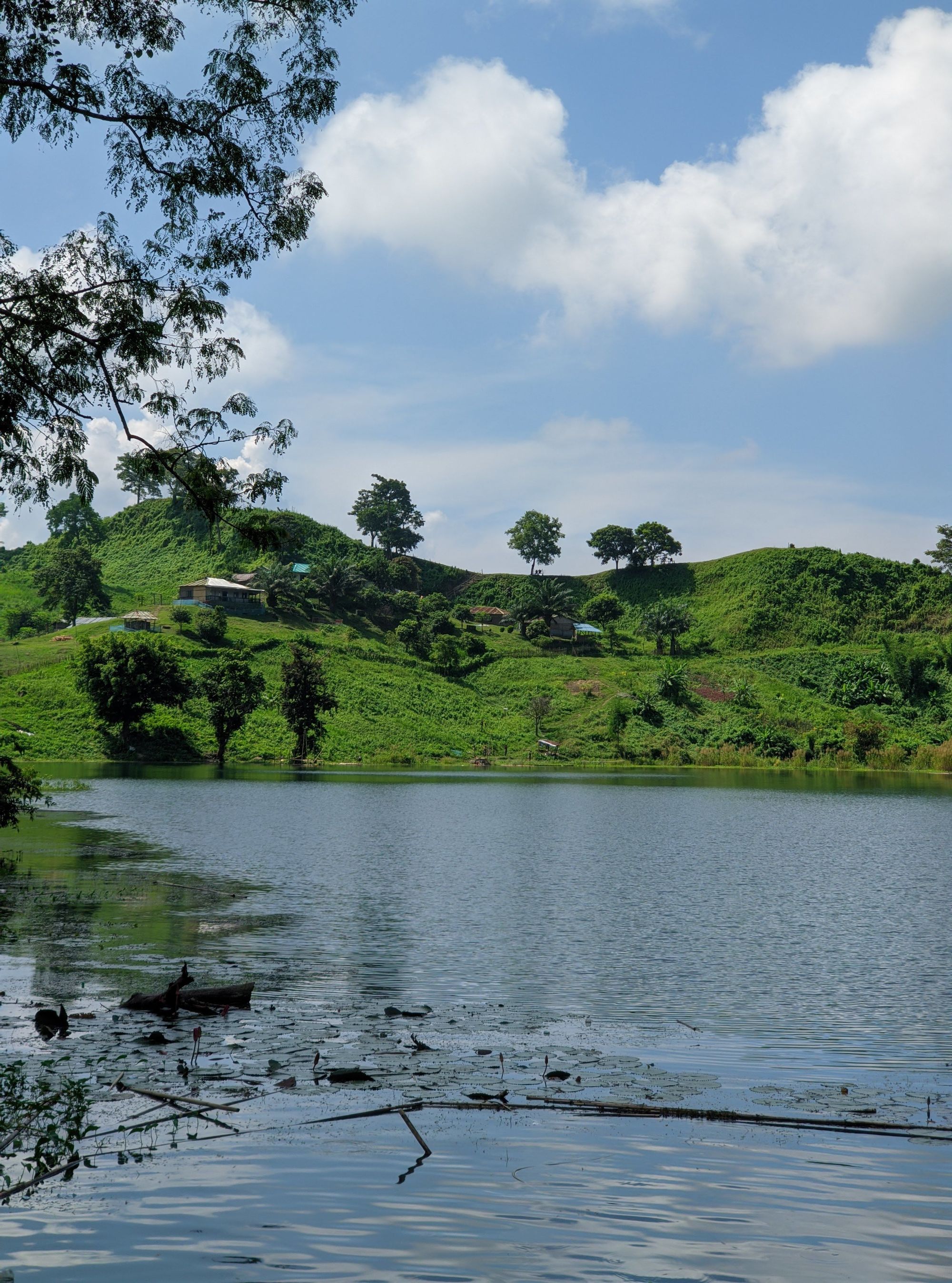 Mist between the green hills of Bandarban