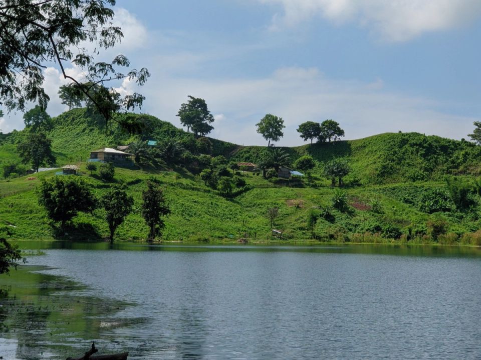 Mist between the green hills of Bandarban