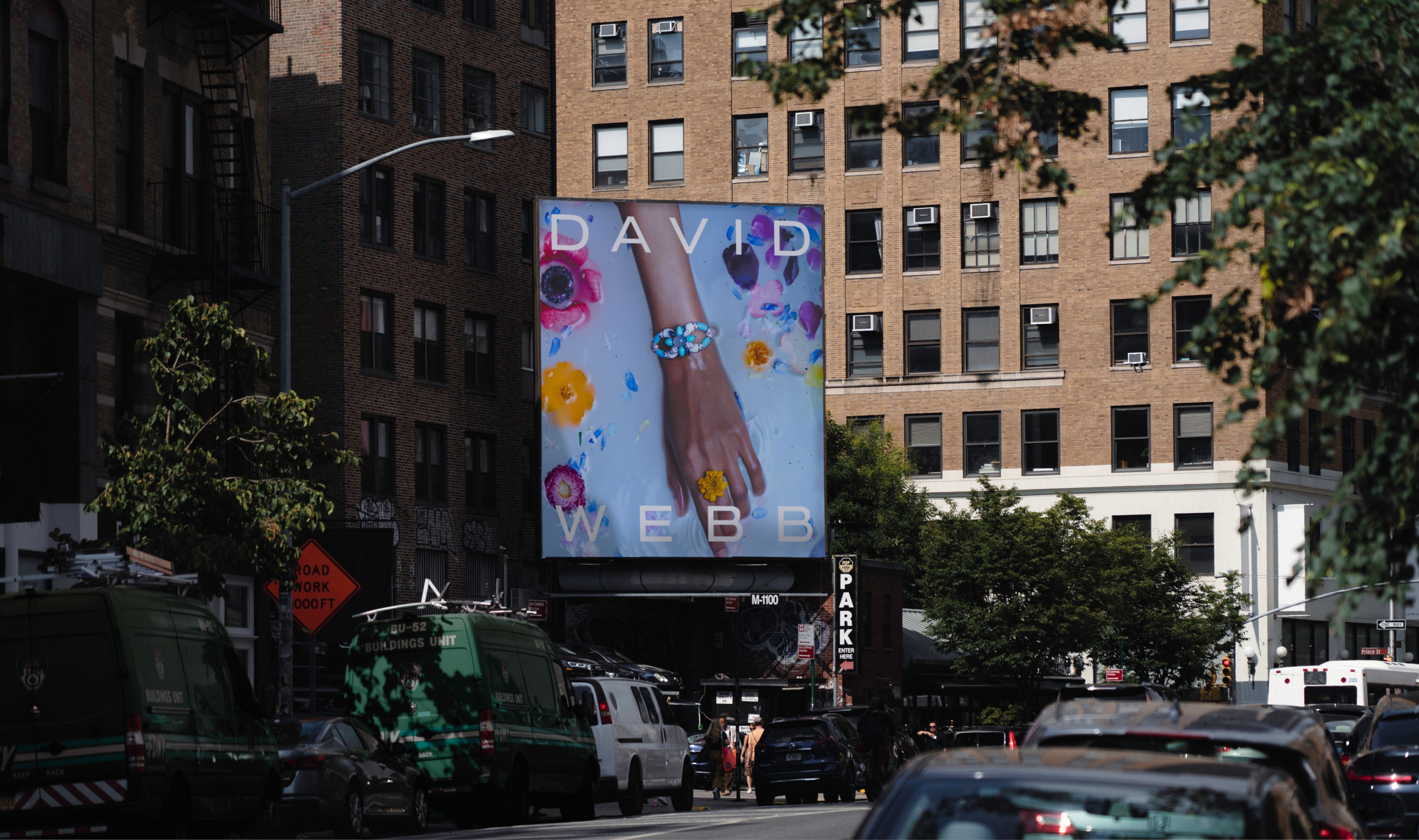 David Webb Campaign Soho New York Billboard