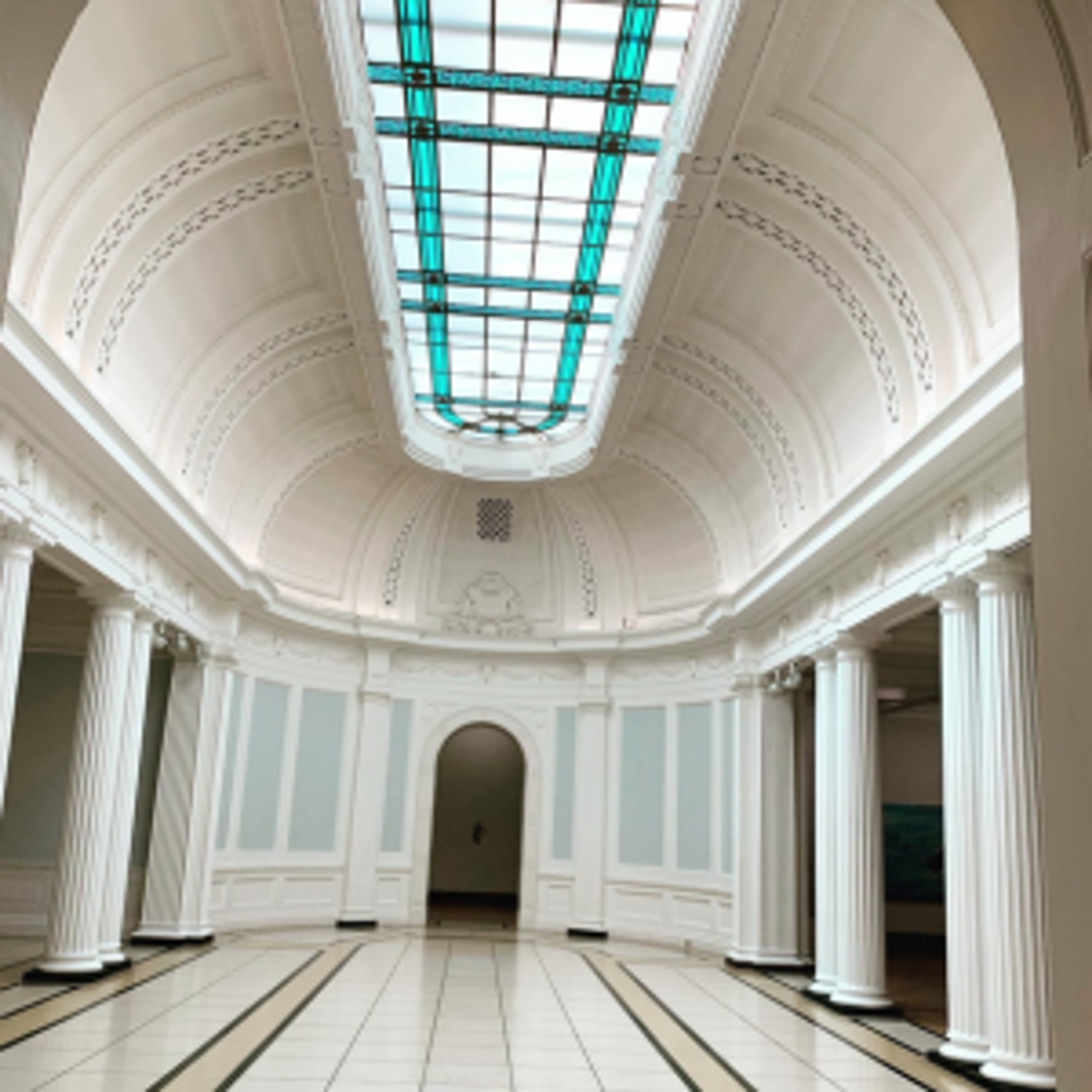 The majestic interior of the Hugh Lane Gallery in Dublin