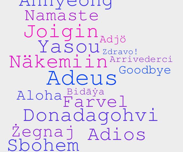 Learn How To Say "Goodbye" in 50 Different Languages