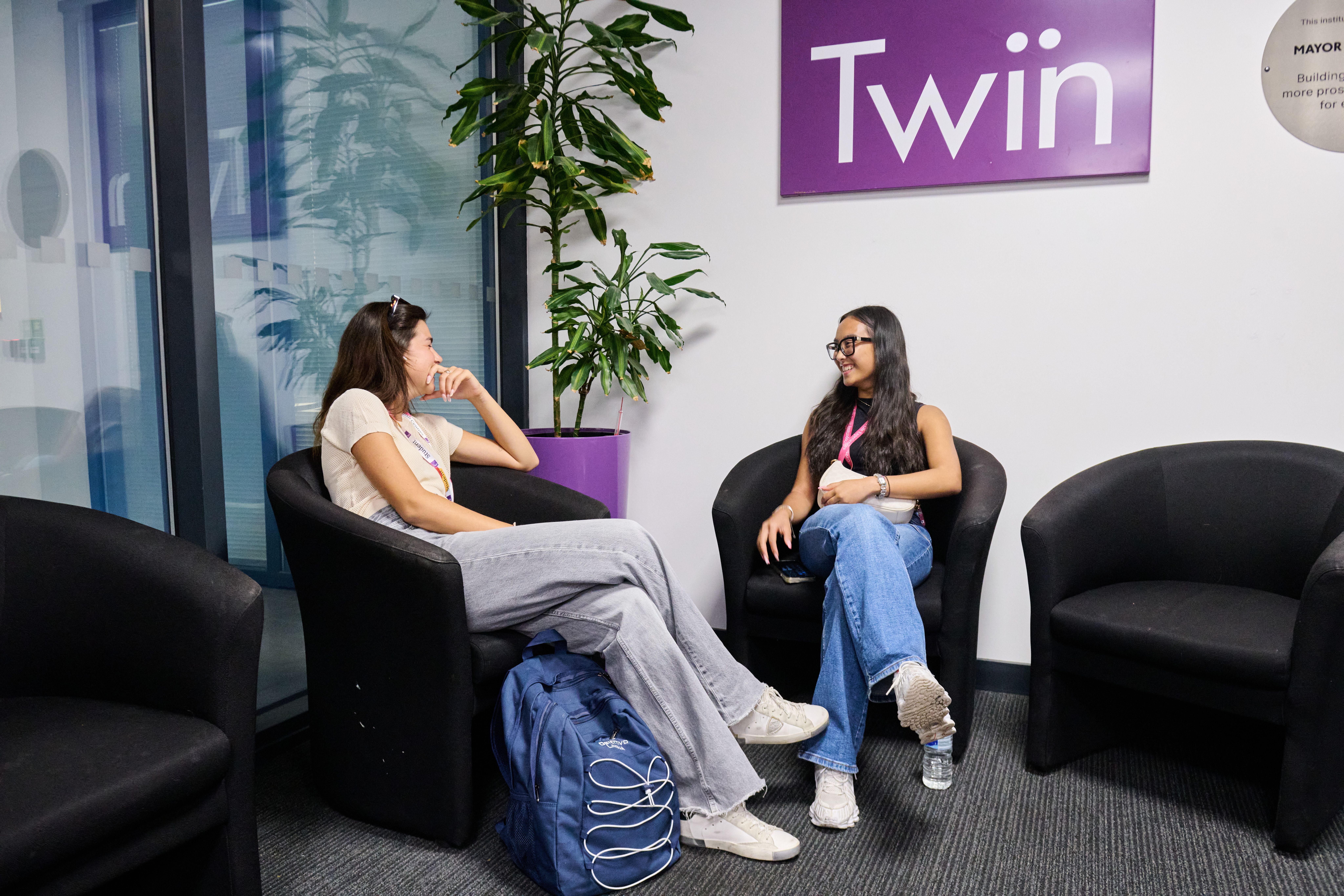 Students enjoying a break at our London English School