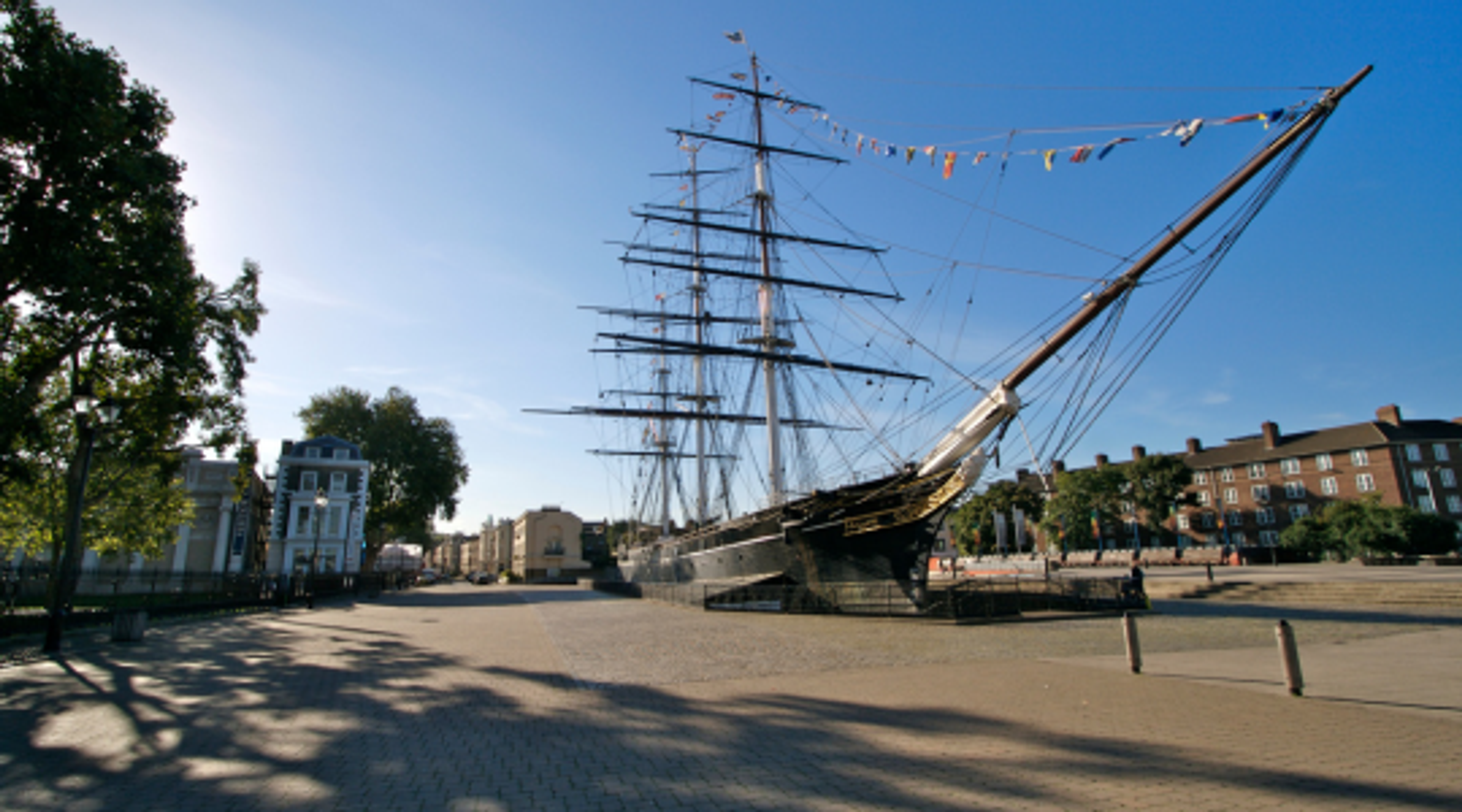 Greenwich's Cutty Sark, a tea clipper