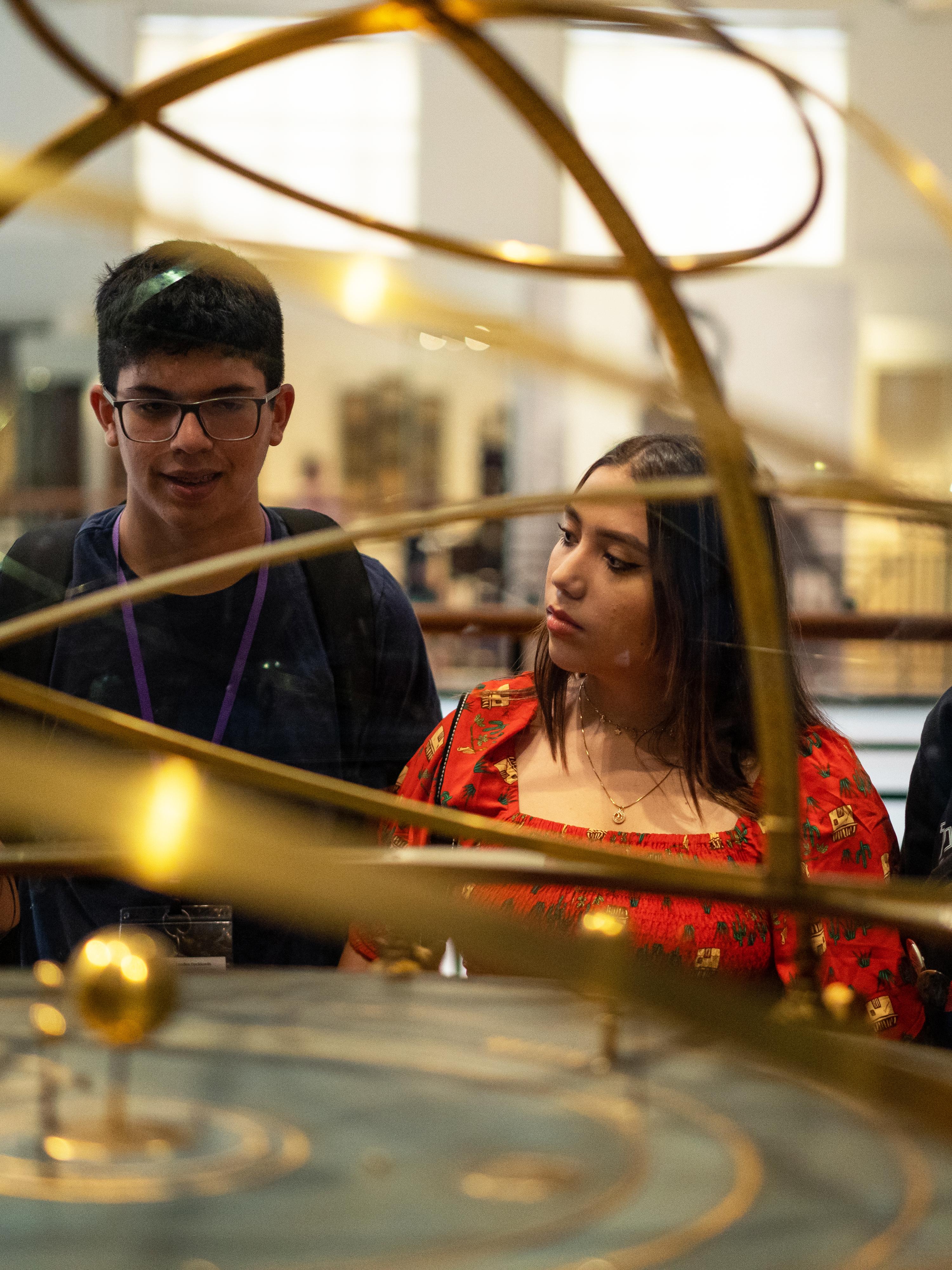 Students at the National Maritime Museum