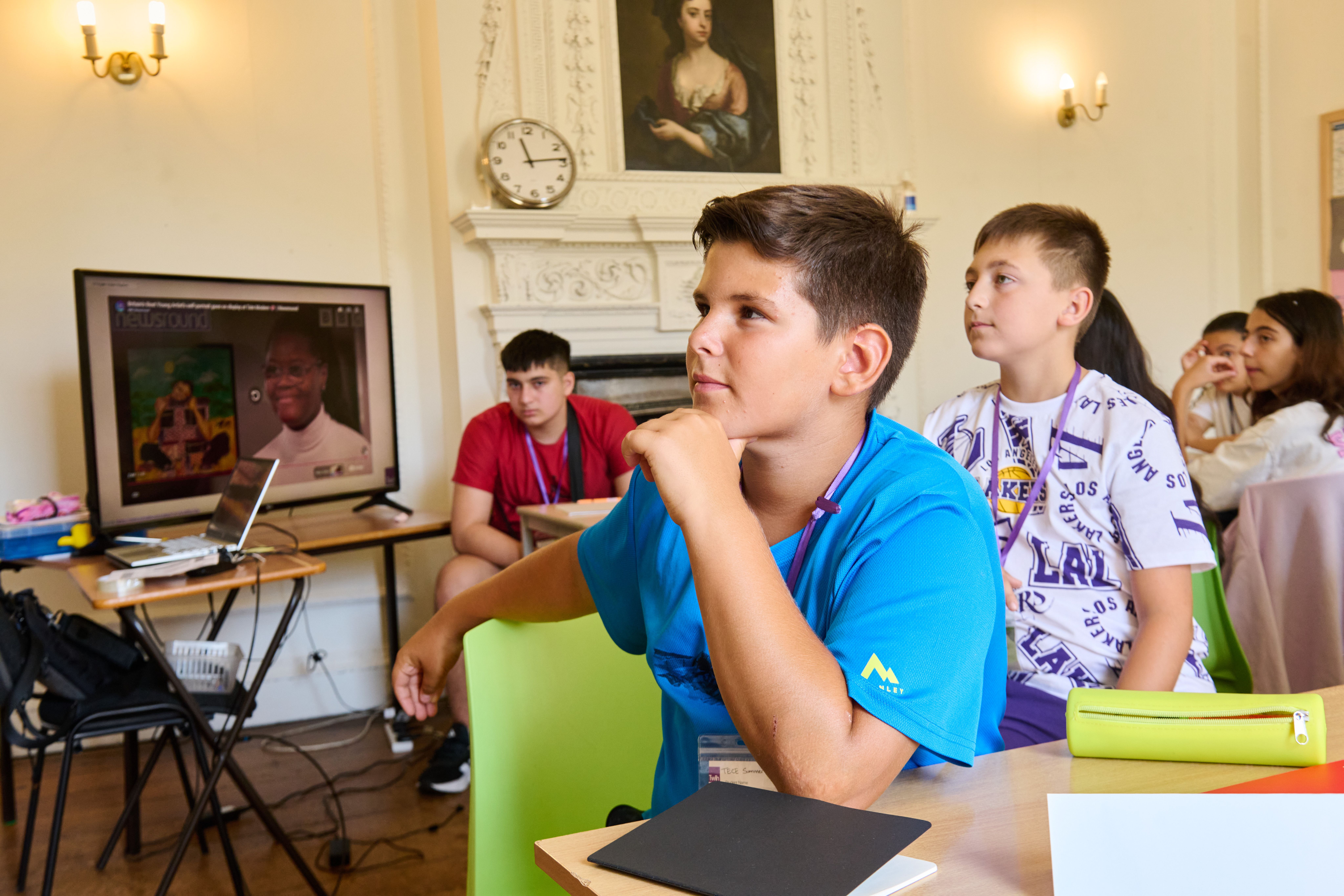 Students enjoying a lesson in our Eastbourne English School