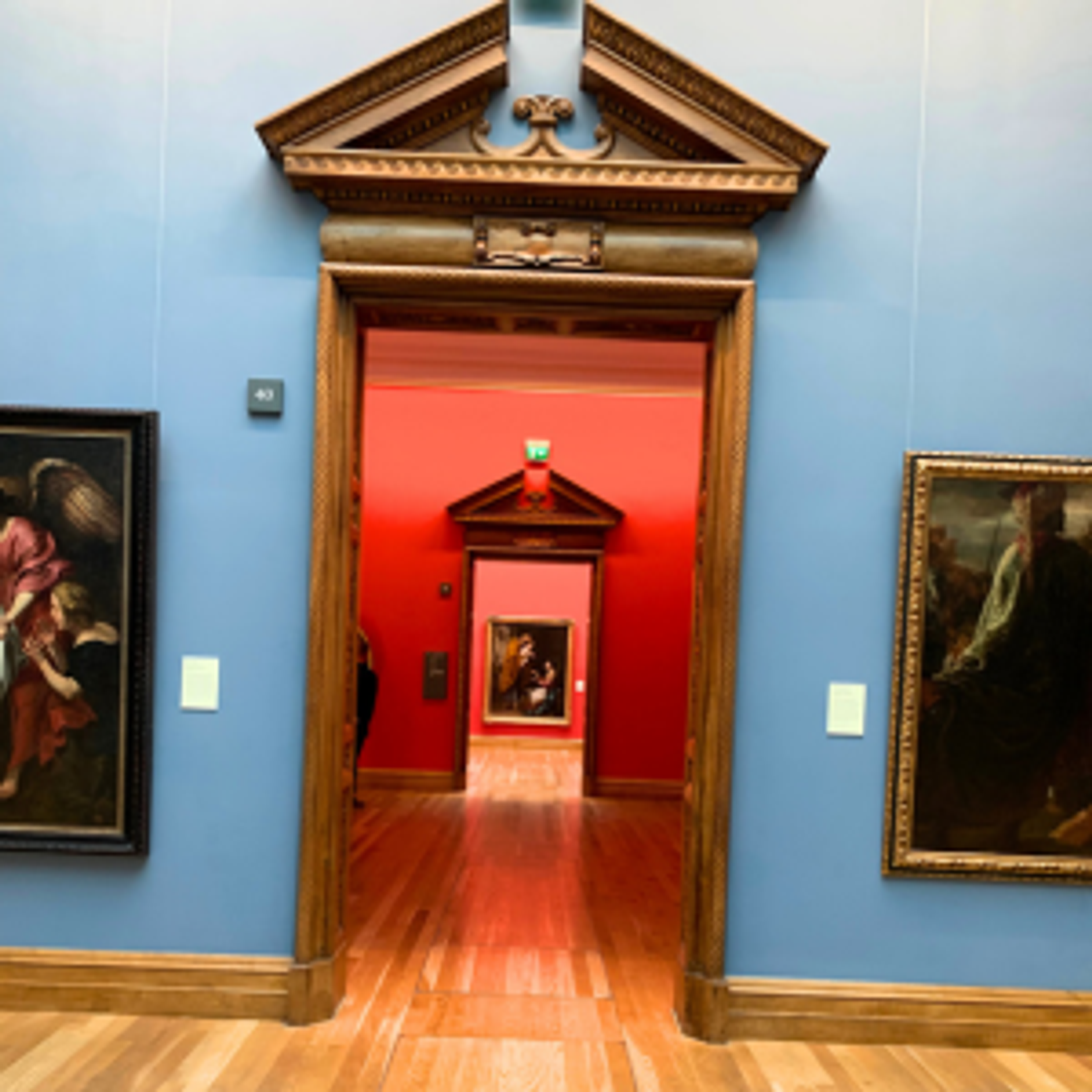 The beautifully designed Beit Wing in the National Gallery of Ireland