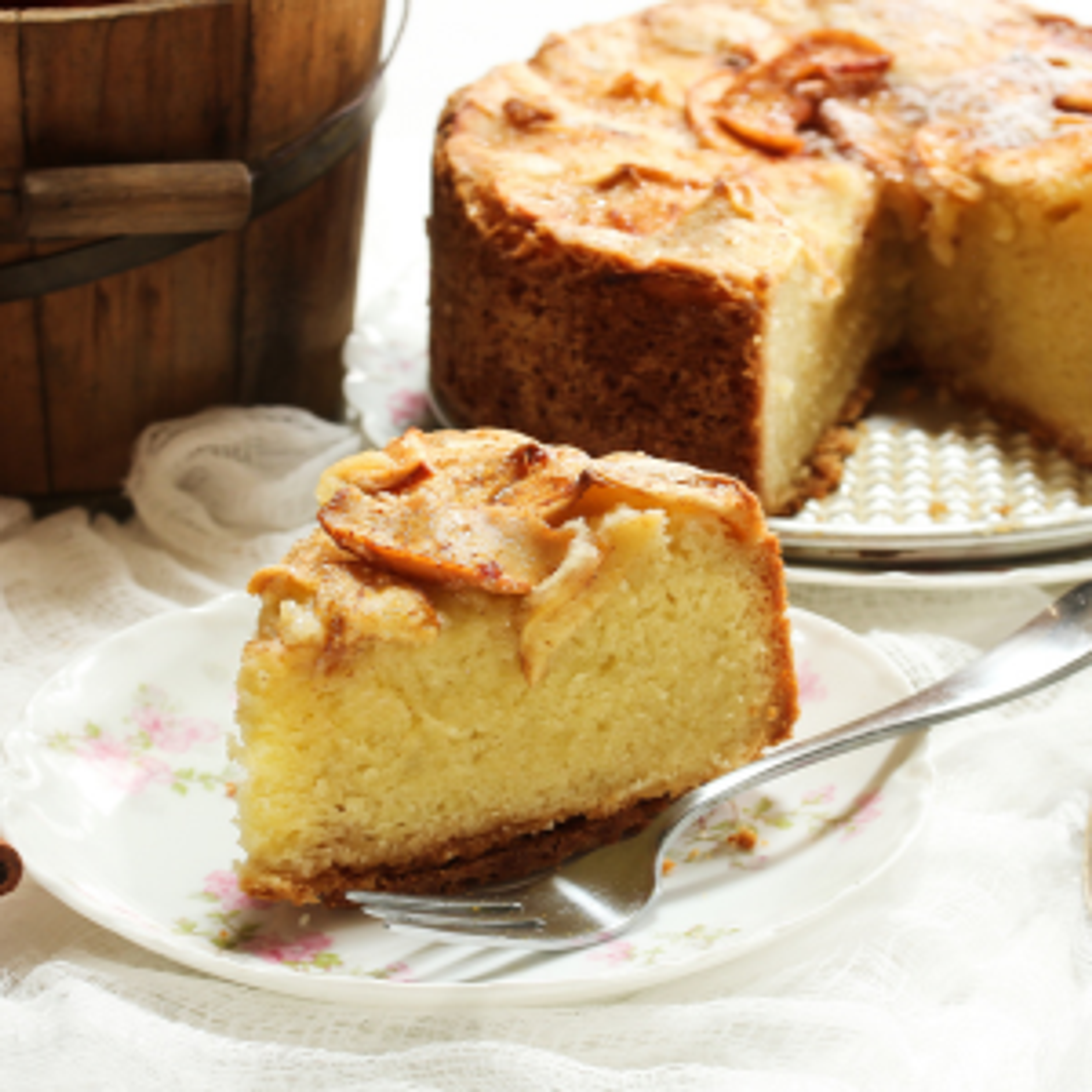 A sweet and delicious slice of Irish Apple Cake to finish off!