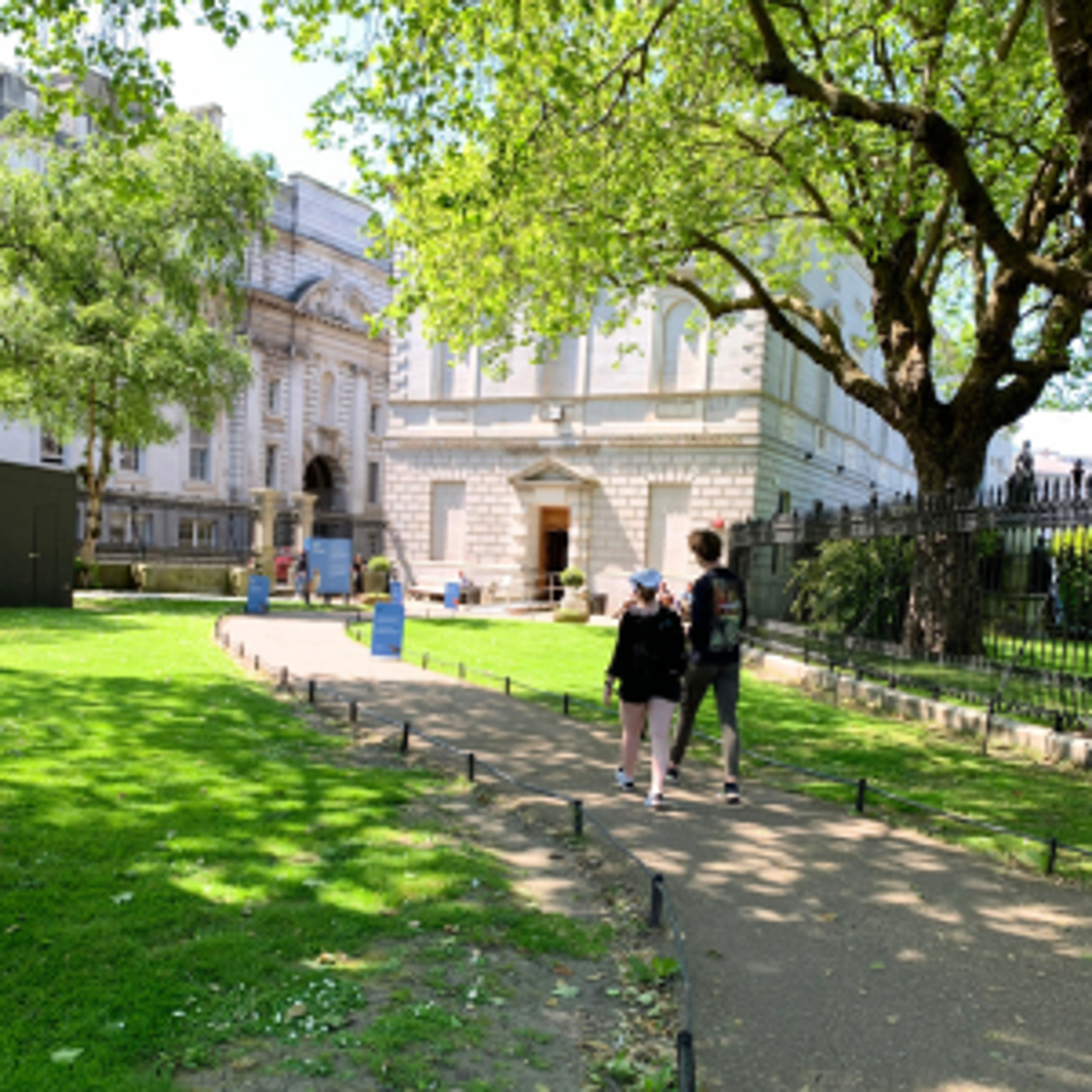 The leafy green entrance to the Natural History Museum of Ireland