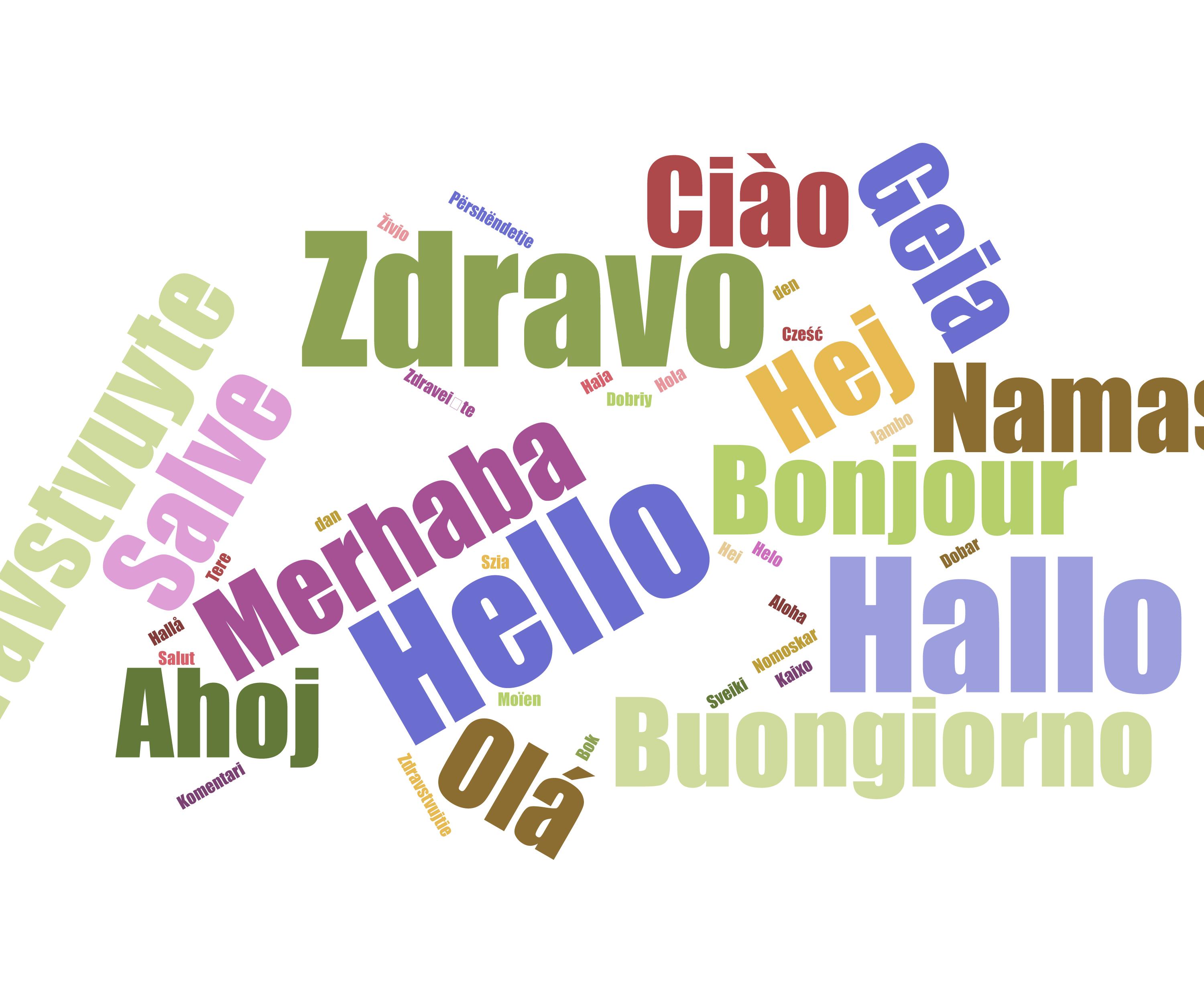 Learn To Say 'Hello' in 50 Languages